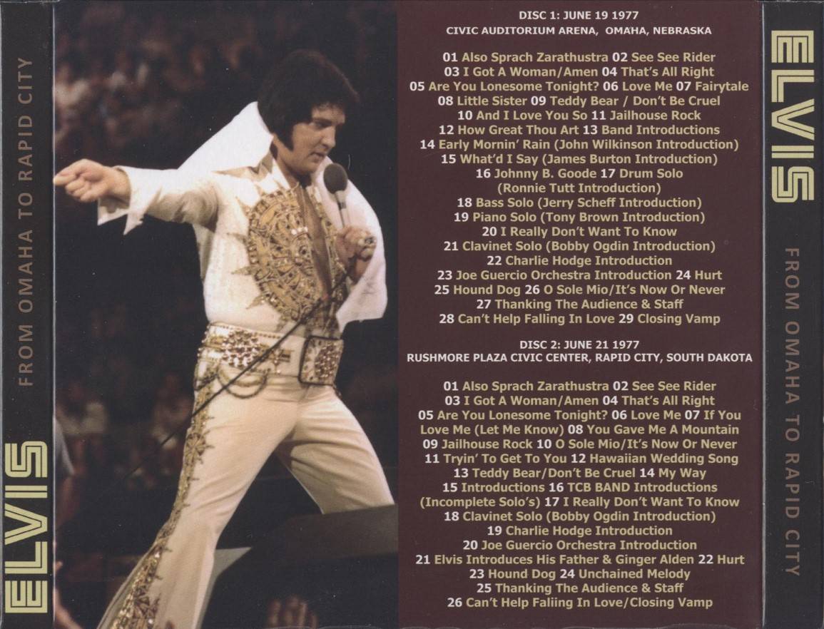 Elvis Presley From Omaha To Rapid City : Back